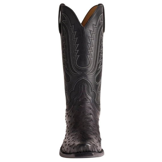 Lucchese Luke Black FQ Ostrich Men's Boot N1155
