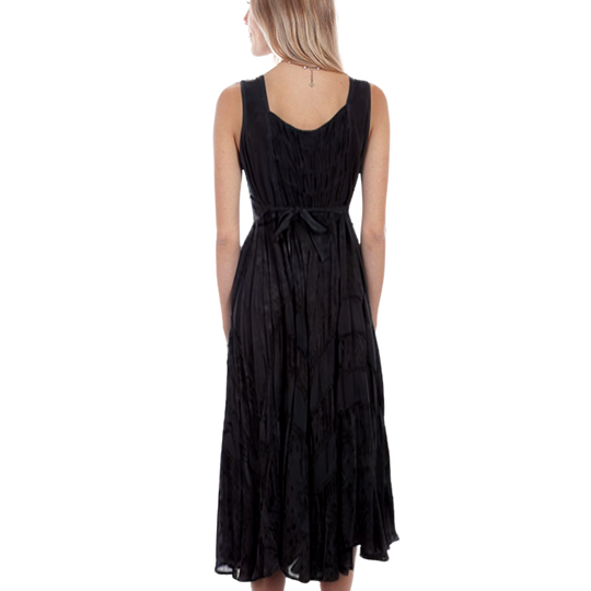 Scully Enchanted Black Lace Front Women's Dress HC118