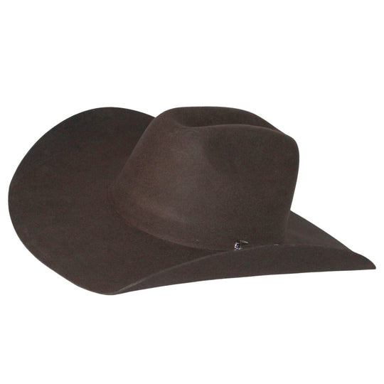Wild Bill's Broken Horn 4X Chocolate Wool Cowboy Hat 8013