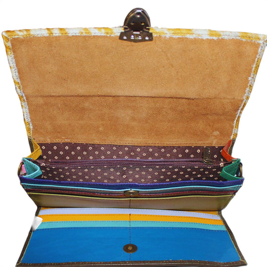 BS Trading Printed Bright Cowhide Crossbody BS1647