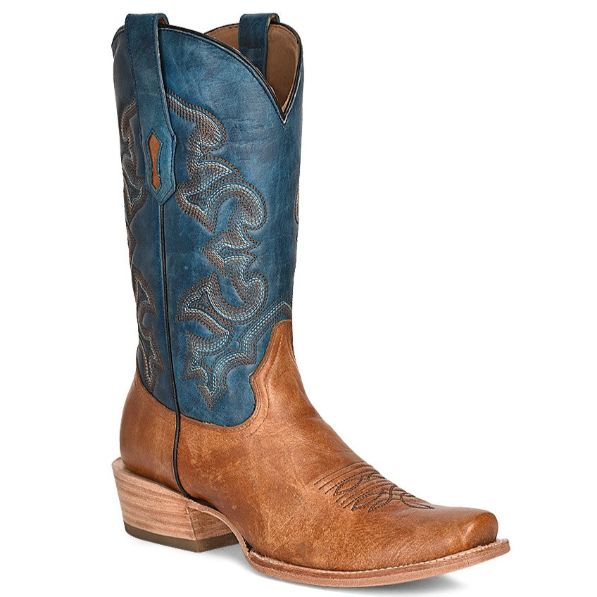 Corral Sand and Blue Men's Boot A4378
