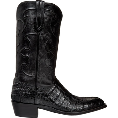 Lucchese Charles Black Caiman Belly Men's Boot M1636