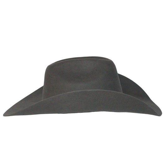Wild Bill's Broken Horn 4X Dark Gray Wool Cowboy Hat 8013