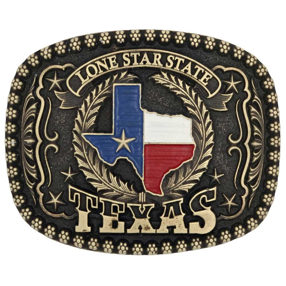 Texas Lone Star State Buckle A955
