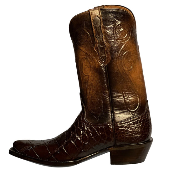 Black Jack Gator Belly Chocolate Men's Boot CH528