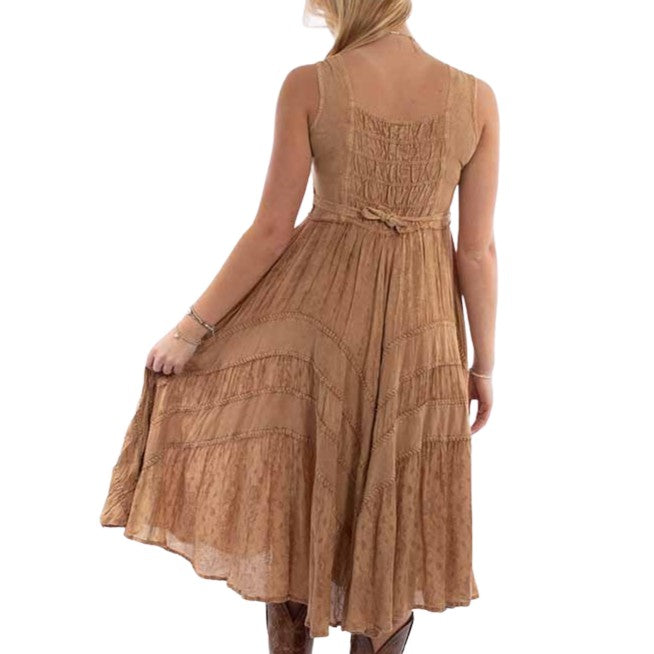 Scully Enchanted Beige Lace Front Women's Dress HC118