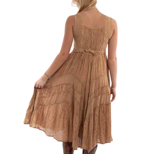 Scully Enchanted Beige Lace Front Women's Dress HC118
