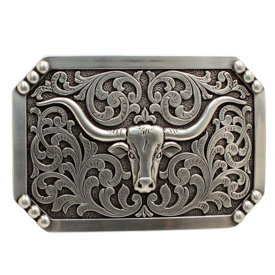 Nocona Smooth Edge Longhorn Buckle 37596