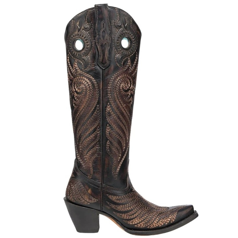 Corral Tall Black Honey Women's Boot A4814