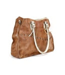 Bed Stu Bruna Whipstitch Leather Tote in Tan Rustic Nectar Lux A611020