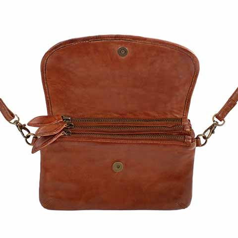 Scully Woven Leather Crossbody B374