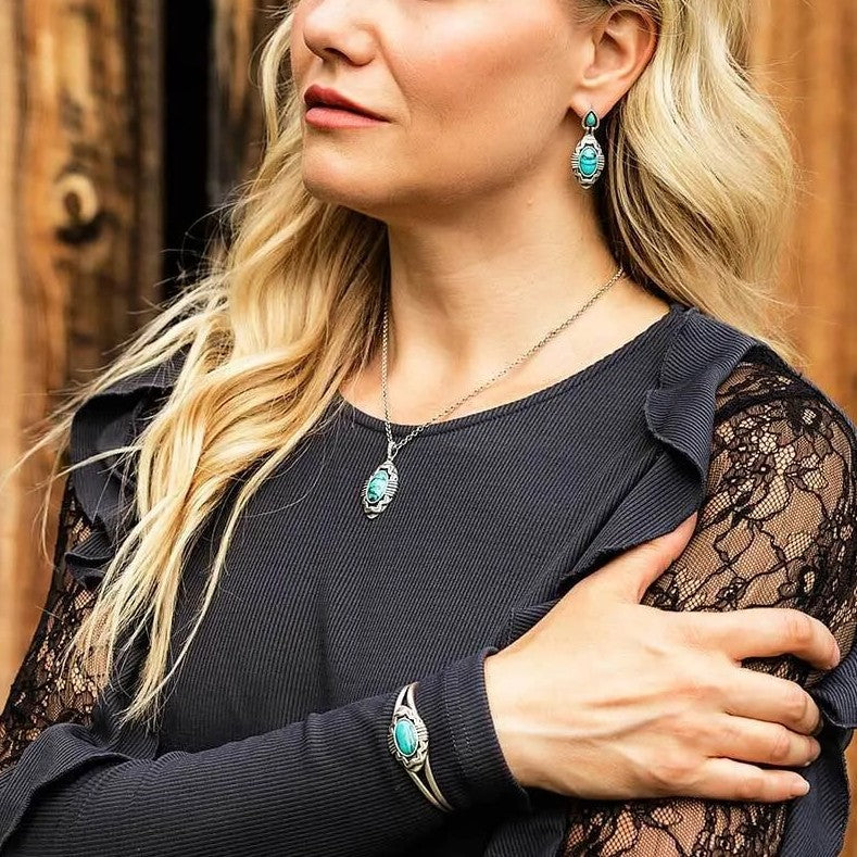 Montana Silversmith Blue Mesa Turquoise Bracelet BC5821