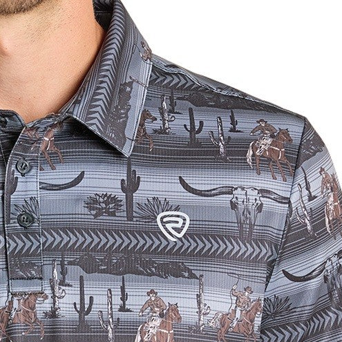 Rock & Roll Desert Night Men's Polo BM51T07287