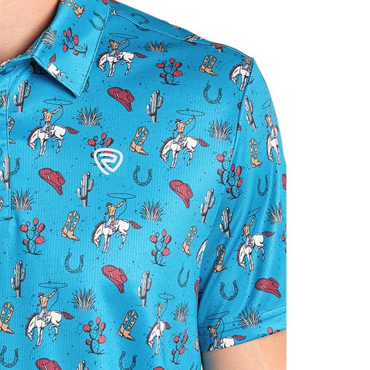 Rock & Roll Desert Rodeo Men's Polo BM51T07288
