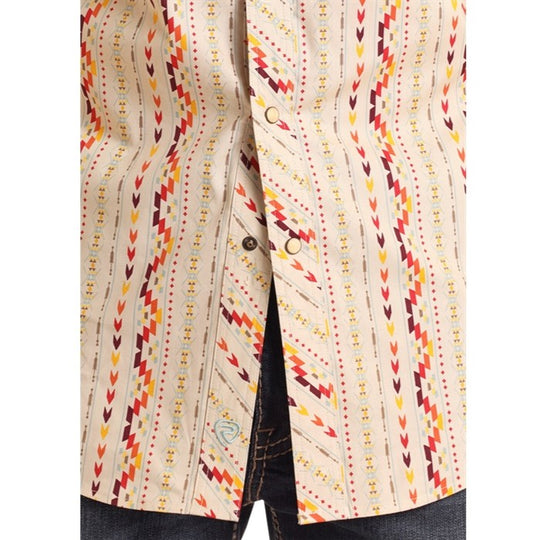 Rock & Roll Digital Aztec Men's Snap BMN3S05844