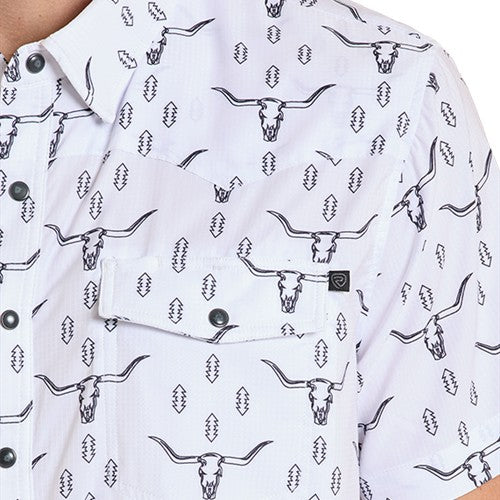 Rock & Roll Static Longhorn Men’s Polo Bmn3s08397