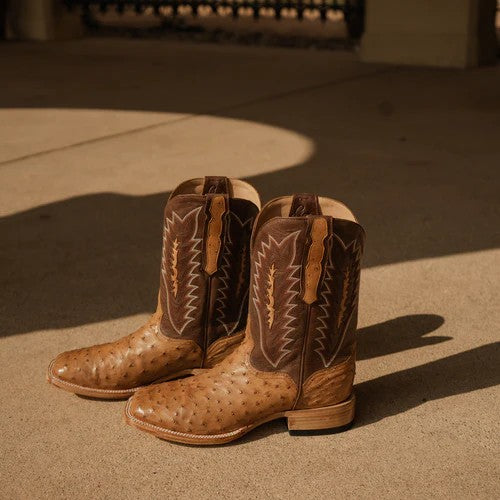 Dan Post Gold Label Brannan FQ Ostrich Tan Men’s Boot GL103