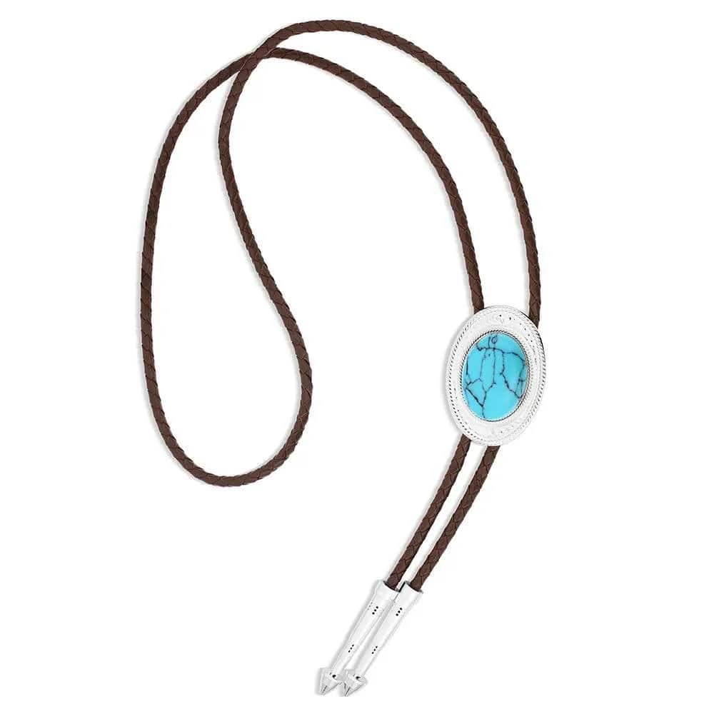Montana Silversmith The Outlaw Turquoise Bolo Tie BT6146TQ