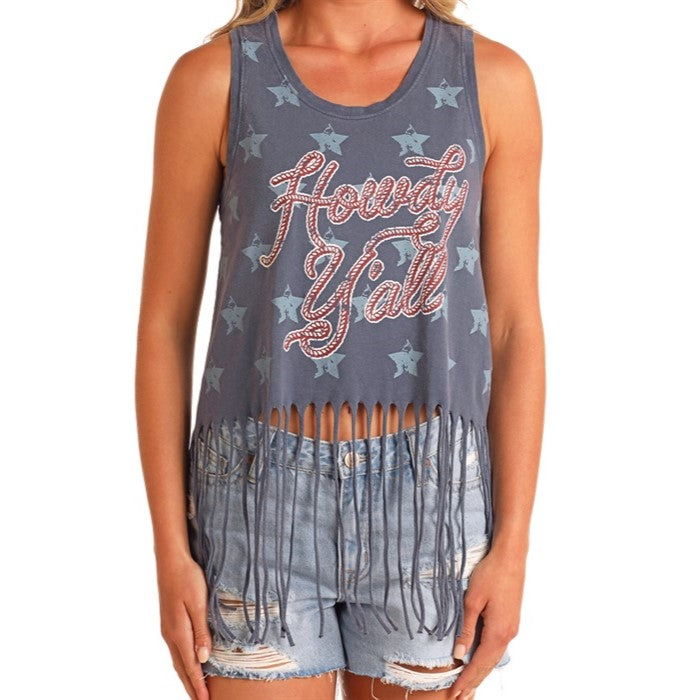 Rock & Roll Howdy Y'all Women's Tank BW20T05941
