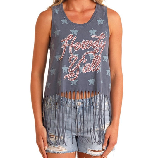 Rock & Roll Howdy Y'all Women's Tank BW20T05941