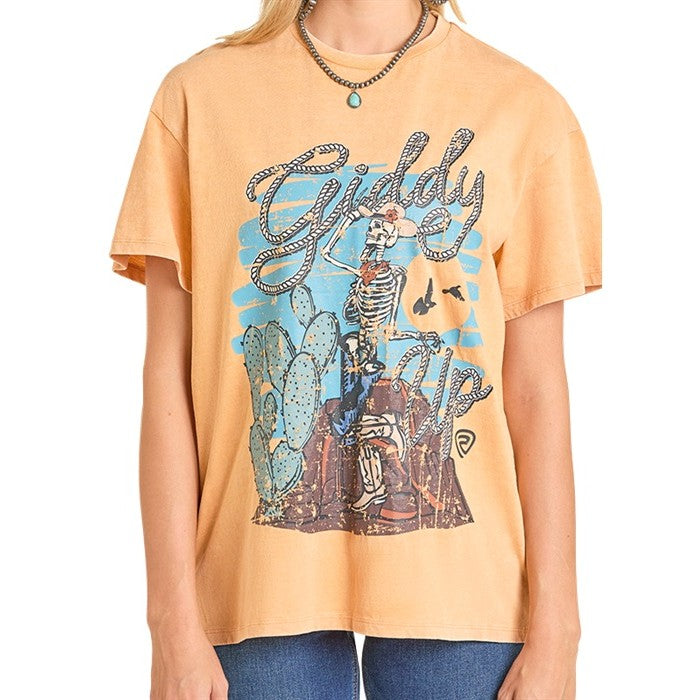Rock & Roll Giddy Up Women's Top BW21T07326