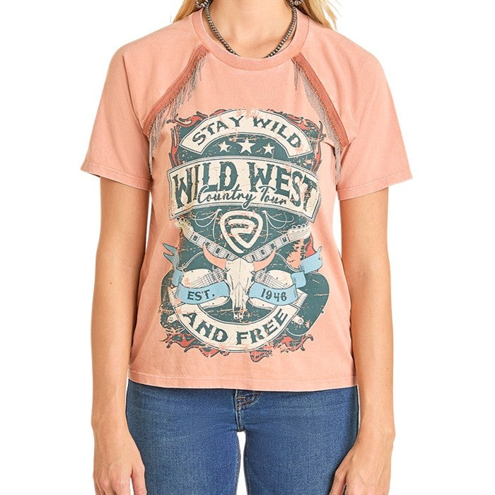 Rock & Roll Stay Wild Women's Tee BW21T07328
