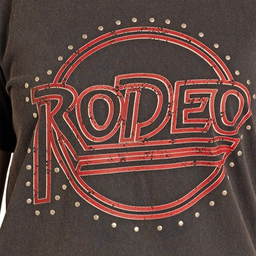 Rock & Roll Studded Rodeo Women's Tee BW21T07955