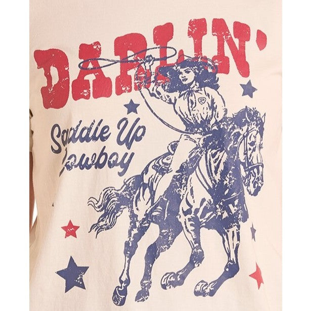 Rock & Roll Darlin Saddle Up Women's Top BW21T08891