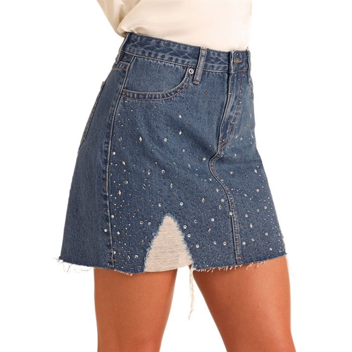 Rock & Roll Studded Women's Skirt BW69D06096