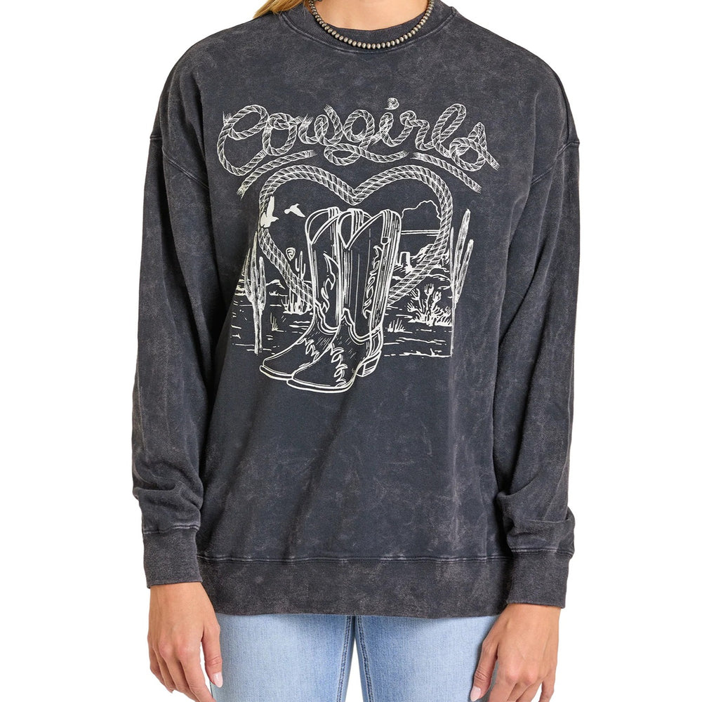 Rock & Roll Cowgirl's Women's Pullover BW91T07330
