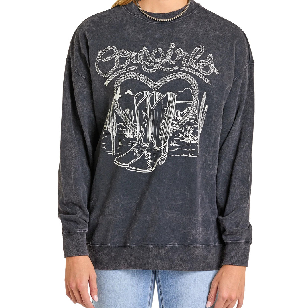 Rock & Roll Cowgirl's Women's Pullover BW91T07330