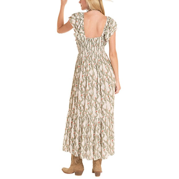 Rock & Roll Cactus Print Women's Dress BWD0R08810