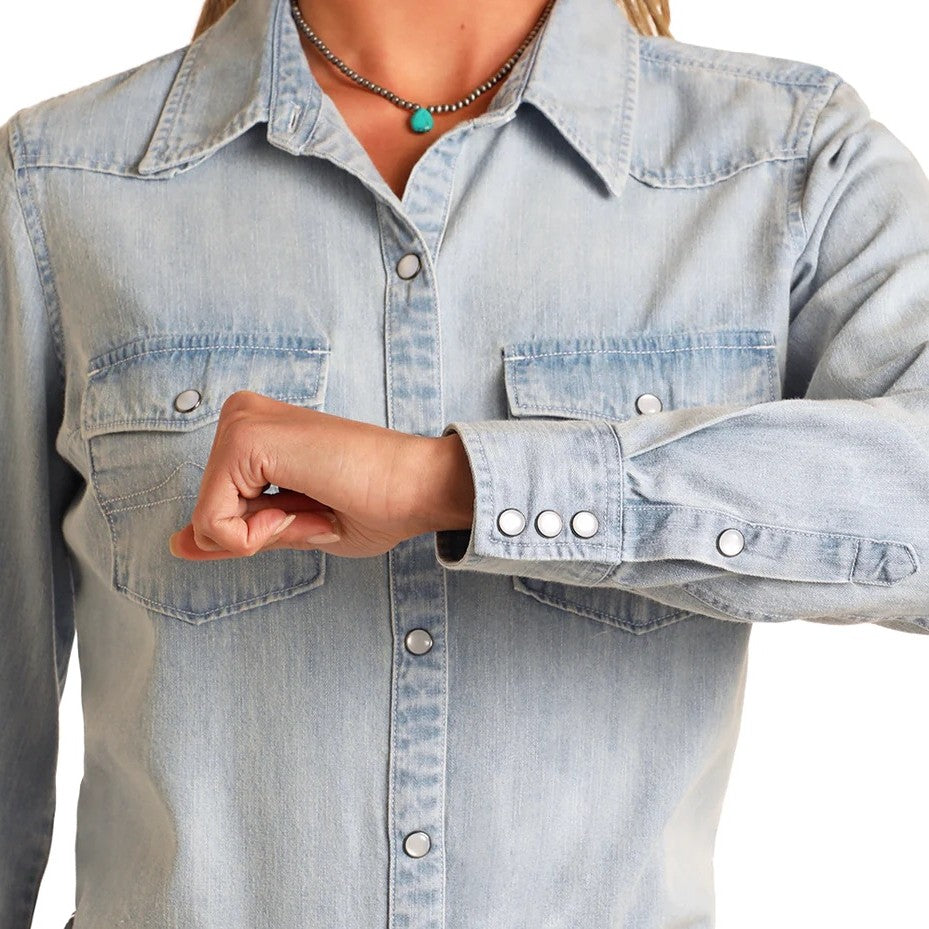 Rock & Roll Core Denim Women's Snap BWN2S03701