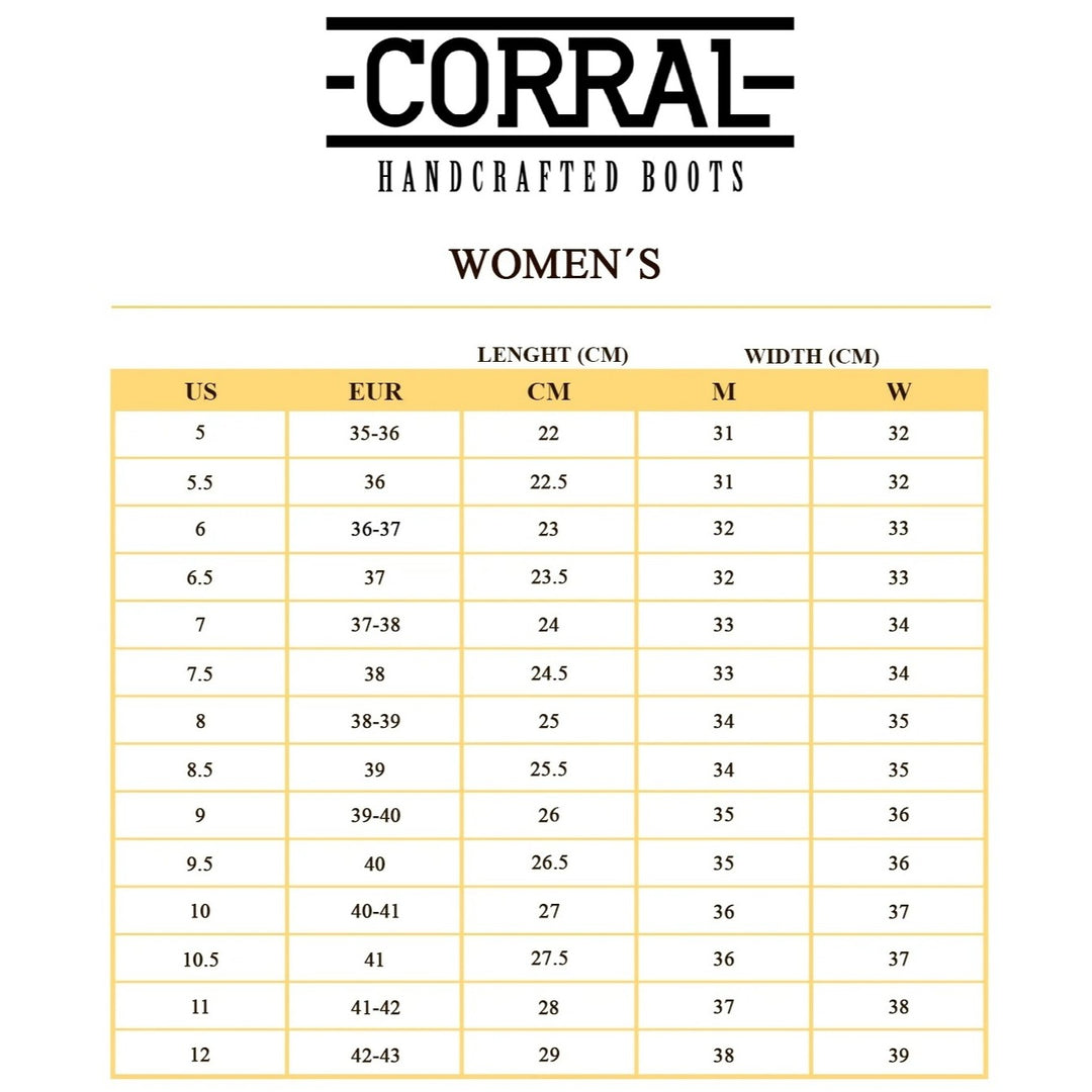 Corral Maple Stud Embroidery Women's Boot C3972