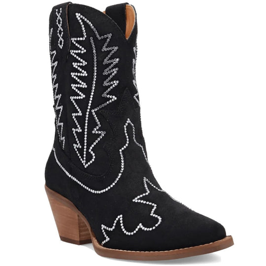 Dingo Tiny Pony Black Women's Bootie DI2376