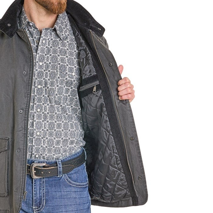 Rock & Roll Oil Skin Men's Coat DM92C06173