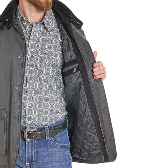Rock & Roll Oil Skin Men's Coat DM92C06173