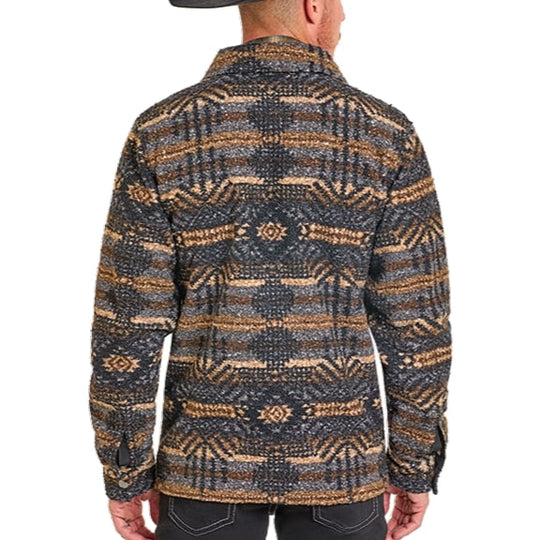 Rock & Roll Printed Berber Men's Jacket DM92C06189