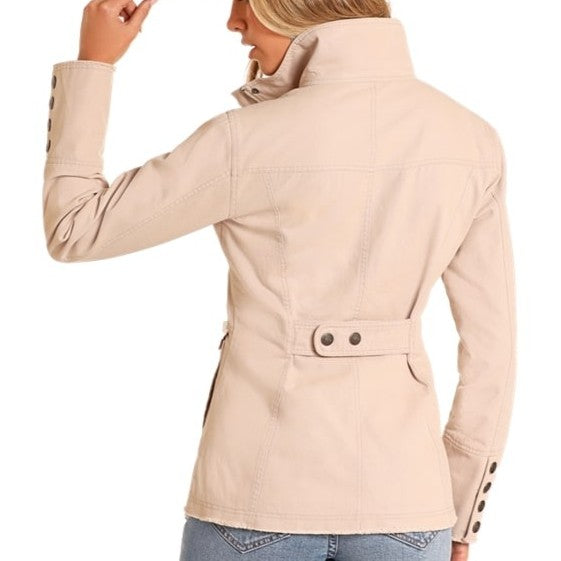 Rock & Roll Cotton Canvas Women's Jacket DW92C04139