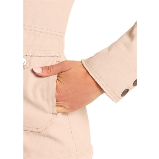 Rock & Roll Cotton Canvas Women's Jacket DW92C04139