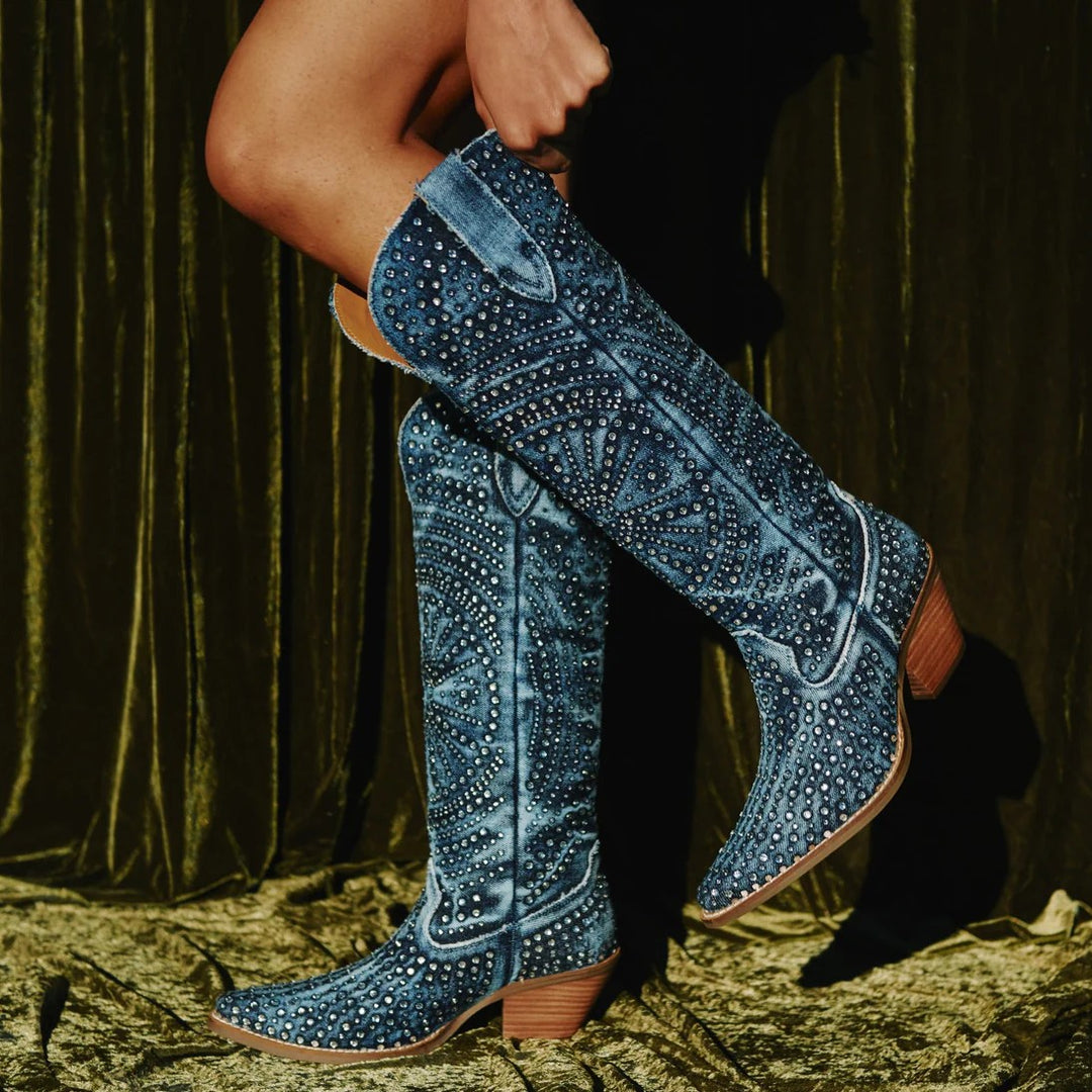 Dingo Honkytonk Honey Denim Women's Boot DI162