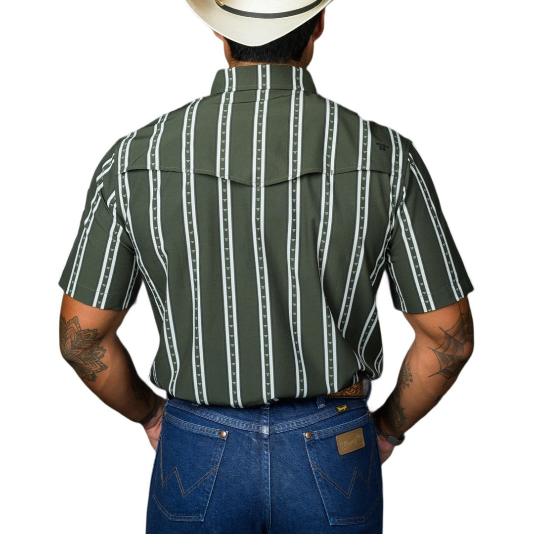 Ferrell The Tucker Green Men's Western Snap FPS1026008