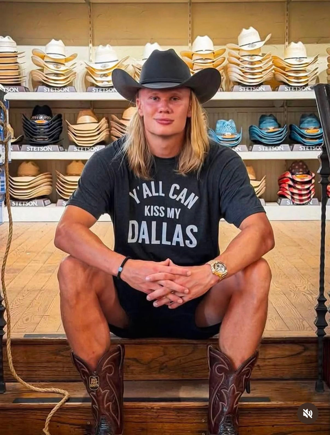 Kiss My Dallas Tee Erling Haaland
