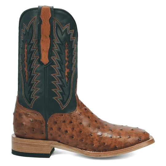 Dan Post Gold Label Brannan FQ Ostrich Brandy Men’s Boot GL102