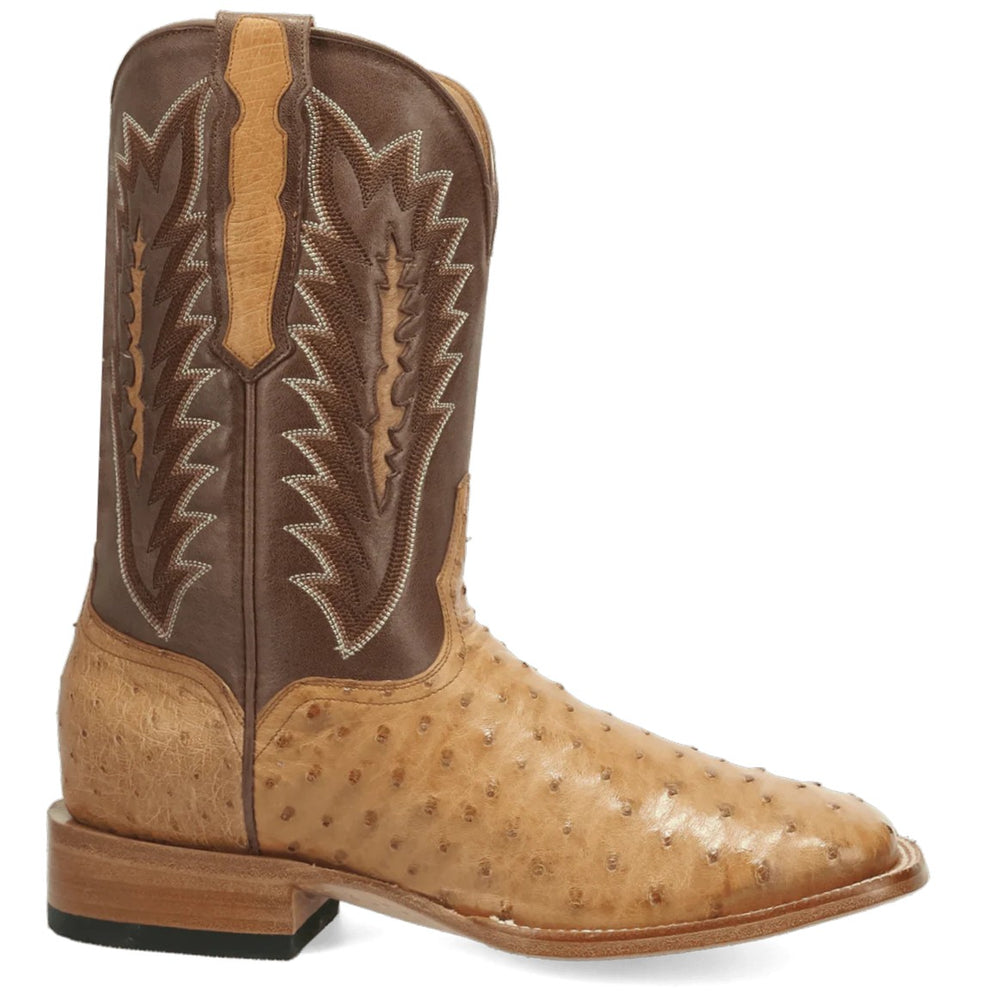 Dan Post Gold Label Brannan FQ Ostrich Tan Men’s Boot GL103