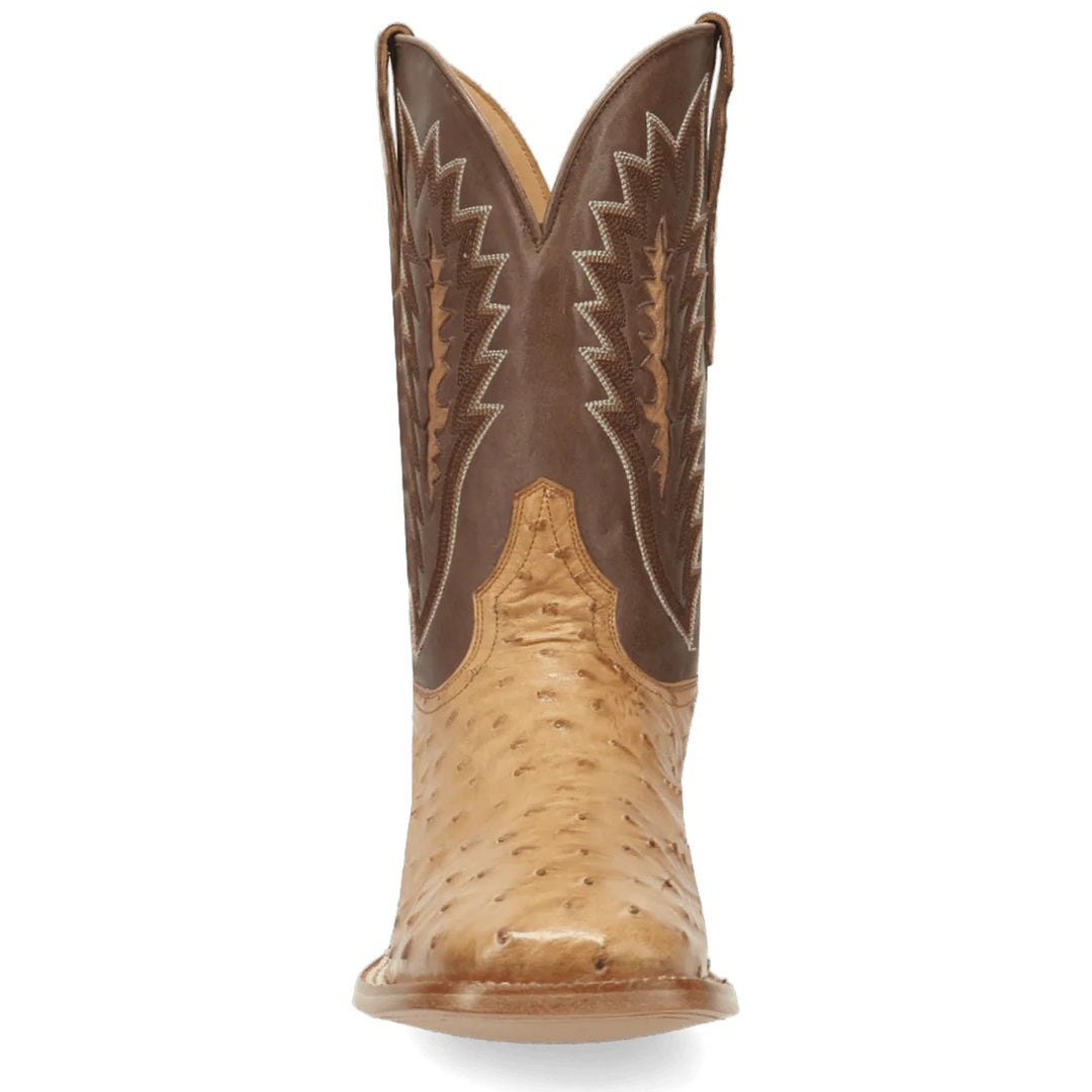Dan Post Gold Label Brannan FQ Ostrich Tan Men’s Boot GL103