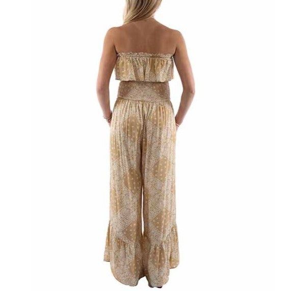 Scully Strapless Toffee Women's Jumpsuit HC744-TOF
