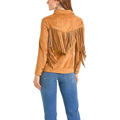 Rock & Roll Fringed Yoke Women's Jacket LW92T05802
