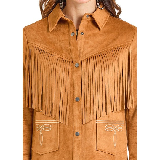 Rock & Roll Fringed Yoke Women's Jacket LW92T05802