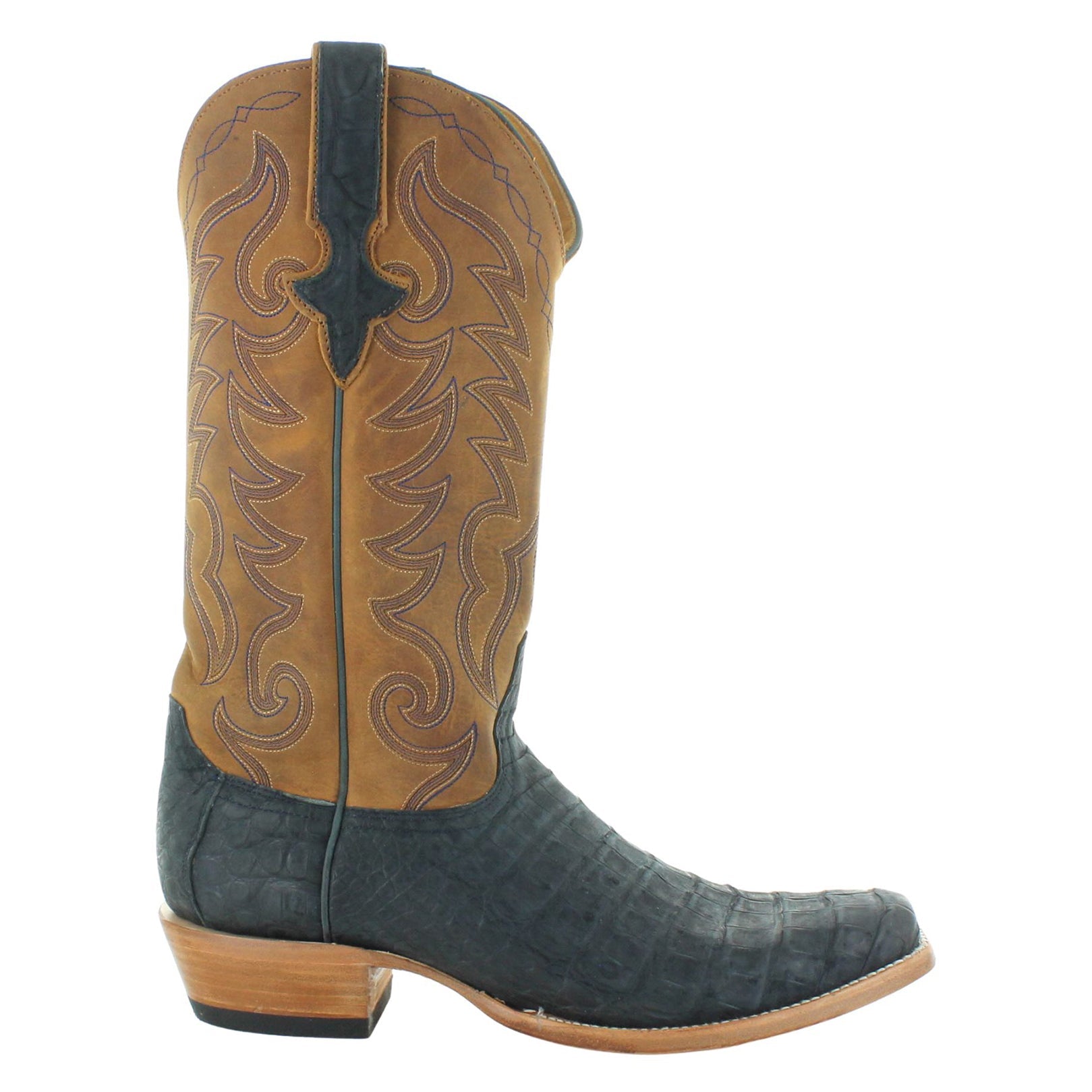 Old Gringo Amherst Blue Sueded Caiman Men's Boot M3654-8 – Wild